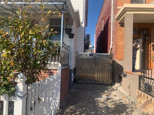 a gate on a house with a fence at 2265 Bruckner Blvd Apartments in Bronx