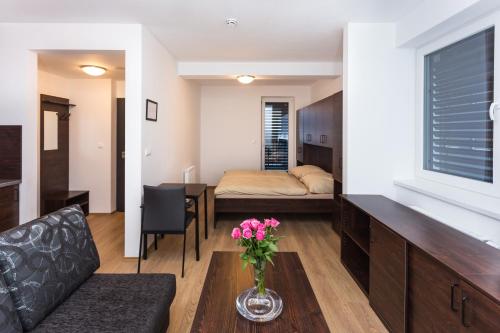 Area soggiorno di Barok Hotel and Apartments