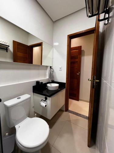 Koupelna v ubytování Ap com 2 quartos - Casas de Alter