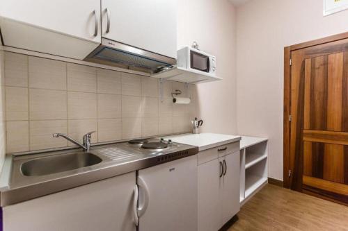 Η κουζίνα ή μικρή κουζίνα στο Apartments Frajona