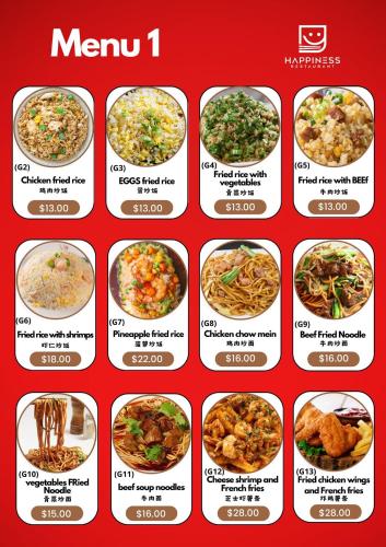 a menu for a restaurant with different types of food at Suva Hideaway Villa in Suva