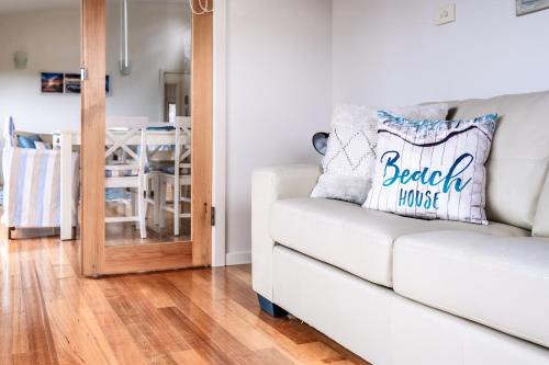 Zona de estar de Southerlys Beach House