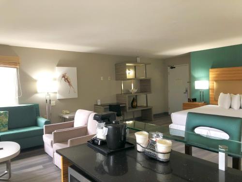 Η κουζίνα ή μικρή κουζίνα στο Porto Vista Hotel In Little Italy