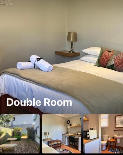 Ένα ή περισσότερα κρεβάτια σε δωμάτιο στο Meurant Self Catering Family Cottage