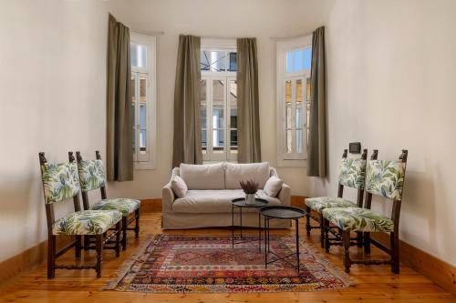 Гостиная зона в Klokkari Stays - Cozy Stay City Center By Platform 357