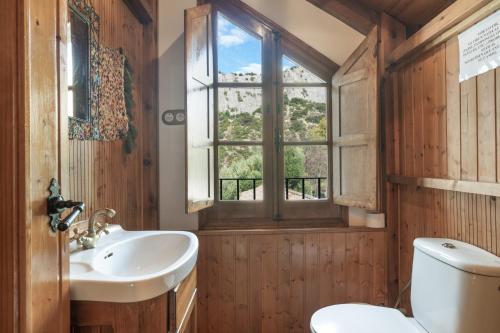 Et badeværelse på Monte las viñas