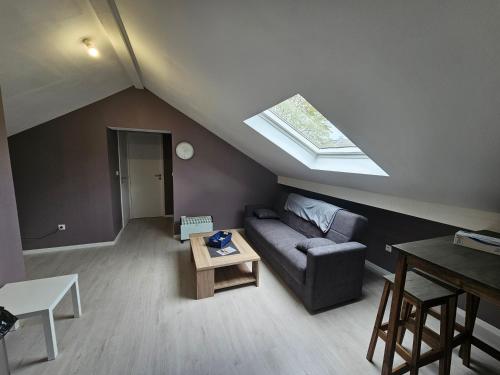 Ruang duduk di Le Manoir Enchanté