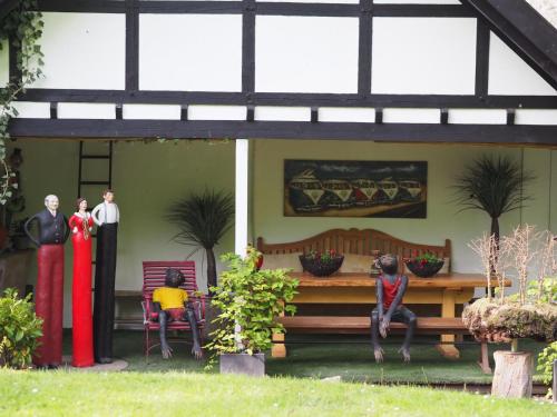 Un jardín fuera de Torhaus Möhnesee