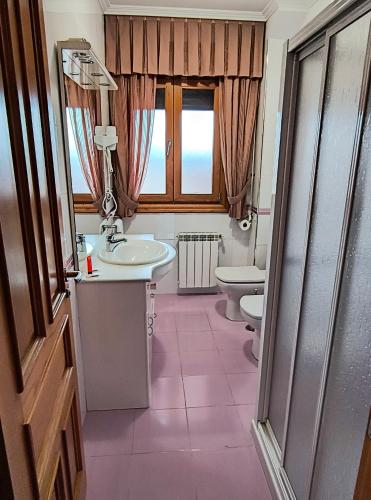 Χώρος καθιστικού στο Apartamentos Cruceiro