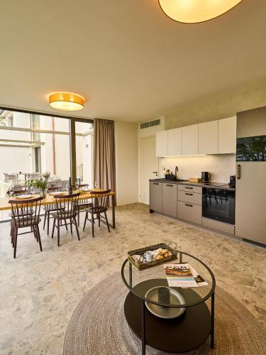 Η κουζίνα ή μικρή κουζίνα στο Apartment Pálava