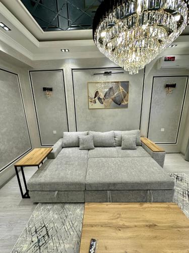 Χώρος καθιστικού στο BAURUM Family Apartments