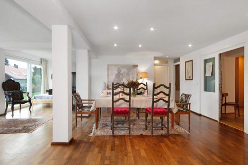 Χώρος καθιστικού στο Ferienwohnung Marianne