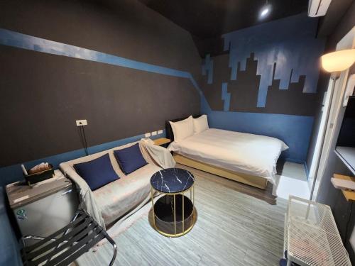 Posezení v ubytování SWF hotel 淡水新五福旅館-新北市旅館編號067