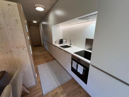 Una cocina o cocineta en Apartment Kanisfluh