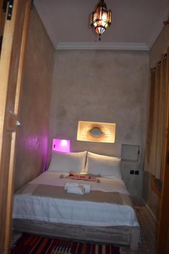 Letto o letti in una camera di Riad Mogantique-Essaouira