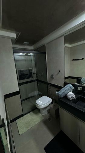 Koupelna v ubytování Compacto de luxo - Setor Oeste