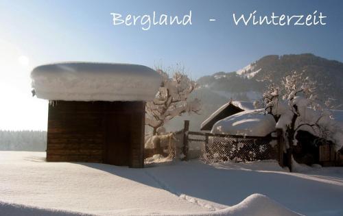 Το Haus Bergland τον χειμώνα