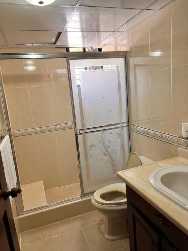 Koupelna v ubytování Apartamento amueblado en Villa Olga