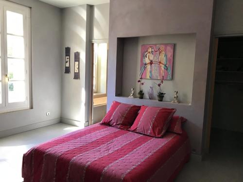 Ένα ή περισσότερα κρεβάτια σε δωμάτιο στο Maison Bersane