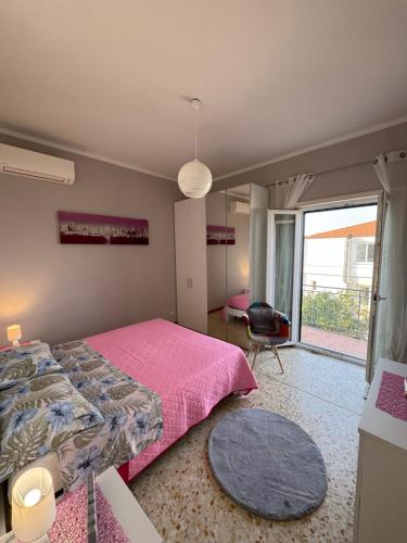 Ένα ή περισσότερα κρεβάτια σε δωμάτιο στο PalinuroMonAmour Casa Vacanze