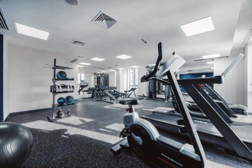 Fitness centrum a/nebo fitness zařízení v ubytování ibis Tbilisi City