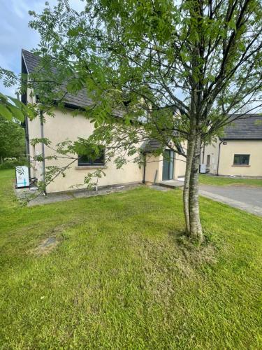 a tree in the grass in front of a house at Traditional Style 3 Bed Home in Dundrum Tipperary in Tipperary