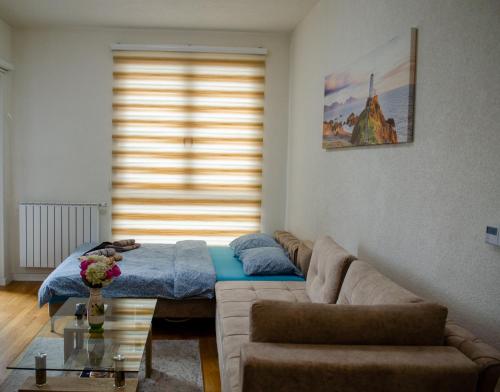 Posezení v ubytování Comfort apartment Bulevar with garage