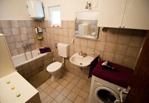 Koupelna v ubytování Apartment Vera