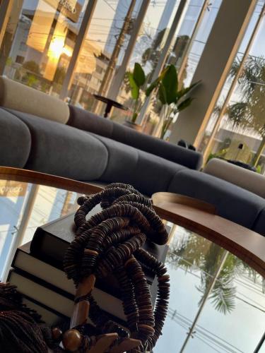 Χώρος καθιστικού στο Riva Apart Hotel