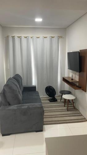 Μια τηλεόραση ή/και κέντρο ψυχαγωγίας στο Apart Hotel Neri