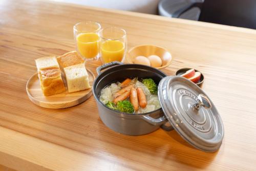 Jídlo v vily nebo okolí