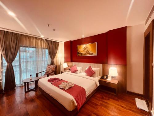 Postel nebo postele na pokoji v ubytování Hotel Senses