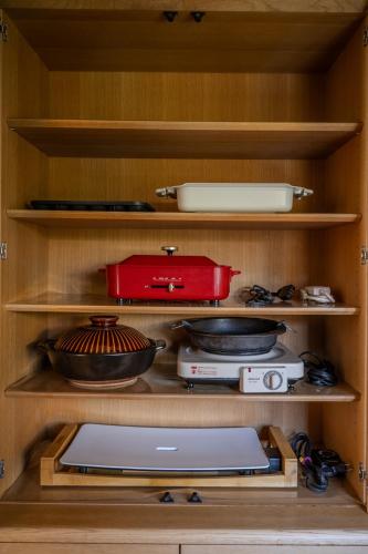 Una cocina o zona de cocina en 洞爺 Private Inn Kazu