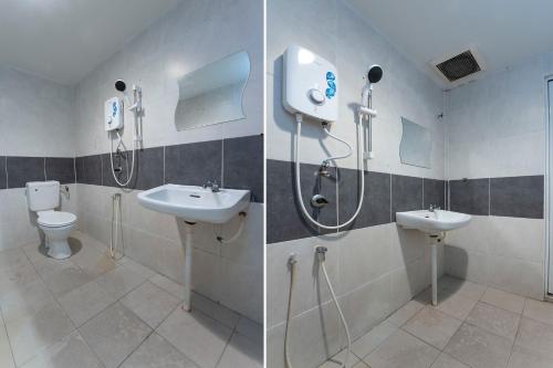 Koupelna v ubytování D Anugerah Hotel