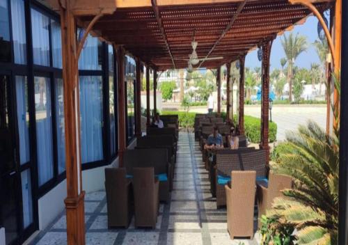 Zahrada ubytování Pharaoh Azur Resort