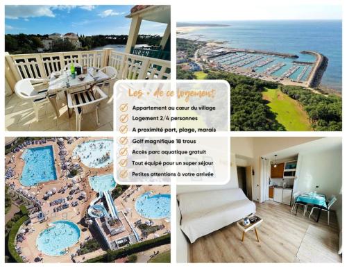 un collage de photos avec une photo d'une maison dans l'établissement 