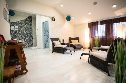 Posezení v ubytování Hotel Mangart