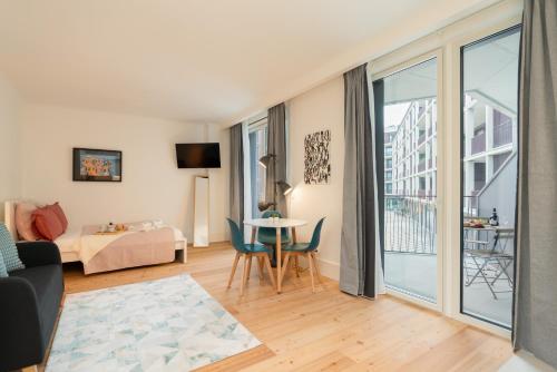 Urban Stylish Studio with Balcony