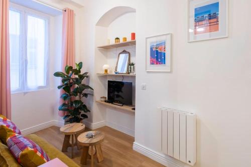 L59 Staywizus - Appartement La Loge Vieux Nice, central AC & WIFI