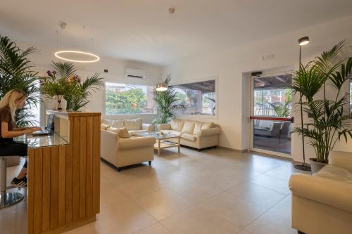 Posezení v ubytování Residence Villa Giardini
