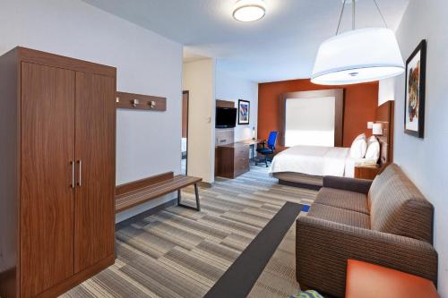 Μια τηλεόραση ή/και κέντρο ψυχαγωγίας στο Holiday Inn Express Hotel and Suites Jasper by IHG