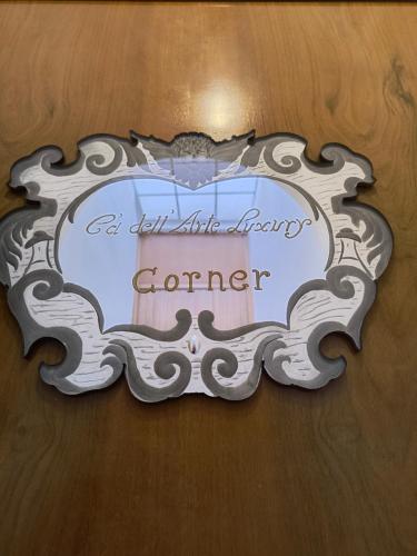 a sign that says aoth little agency corner at Ca' Dell' Arte Luxury in Venice