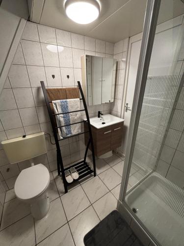 Ένα μπάνιο στο Durbuy Bungalow 16