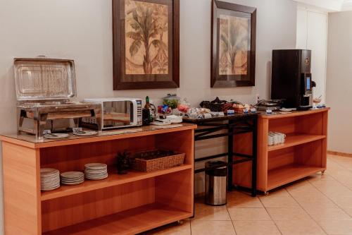 Dapur atau dapur kecil di Savana Park Hotel