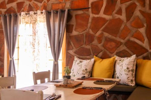 Χώρος καθιστικού στο Grunau Country Hotel