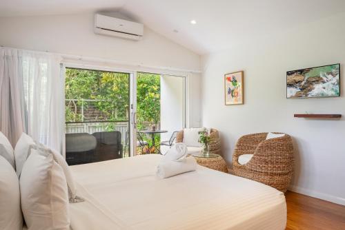 Zona de estar de The Beach Shack Byron Bay