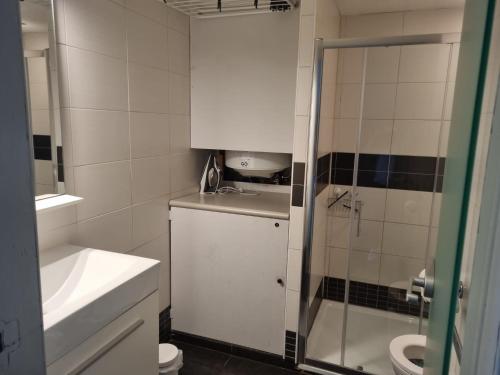 Koupelna v ubytování Appartement Duin225