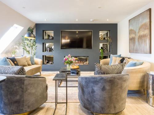 Χώρος καθιστικού στο Arran Shores Suite 13