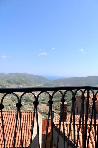 a view from the balcony of a house at Antares Rooms in Castellabate