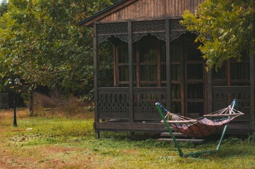 Zahrada ubytování Lakva village Lagodekhi